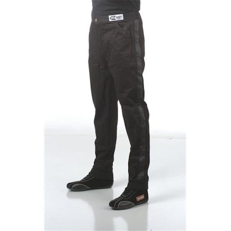 Racequip Racequip 112006 SFI-1 1-L Black Driving Pants; Extra Large RQP-112006
